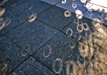 During annularity, look on the ground under leafy trees for a multitude of tiny circular images of the eclipsed Sun. (Photo by Paul Deans/TQ)