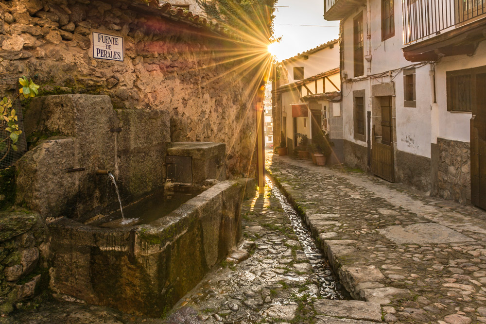 Cobblestone street in Spain photo credit Juan Enrique