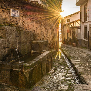 Cobblestone street in Spain thumbnail